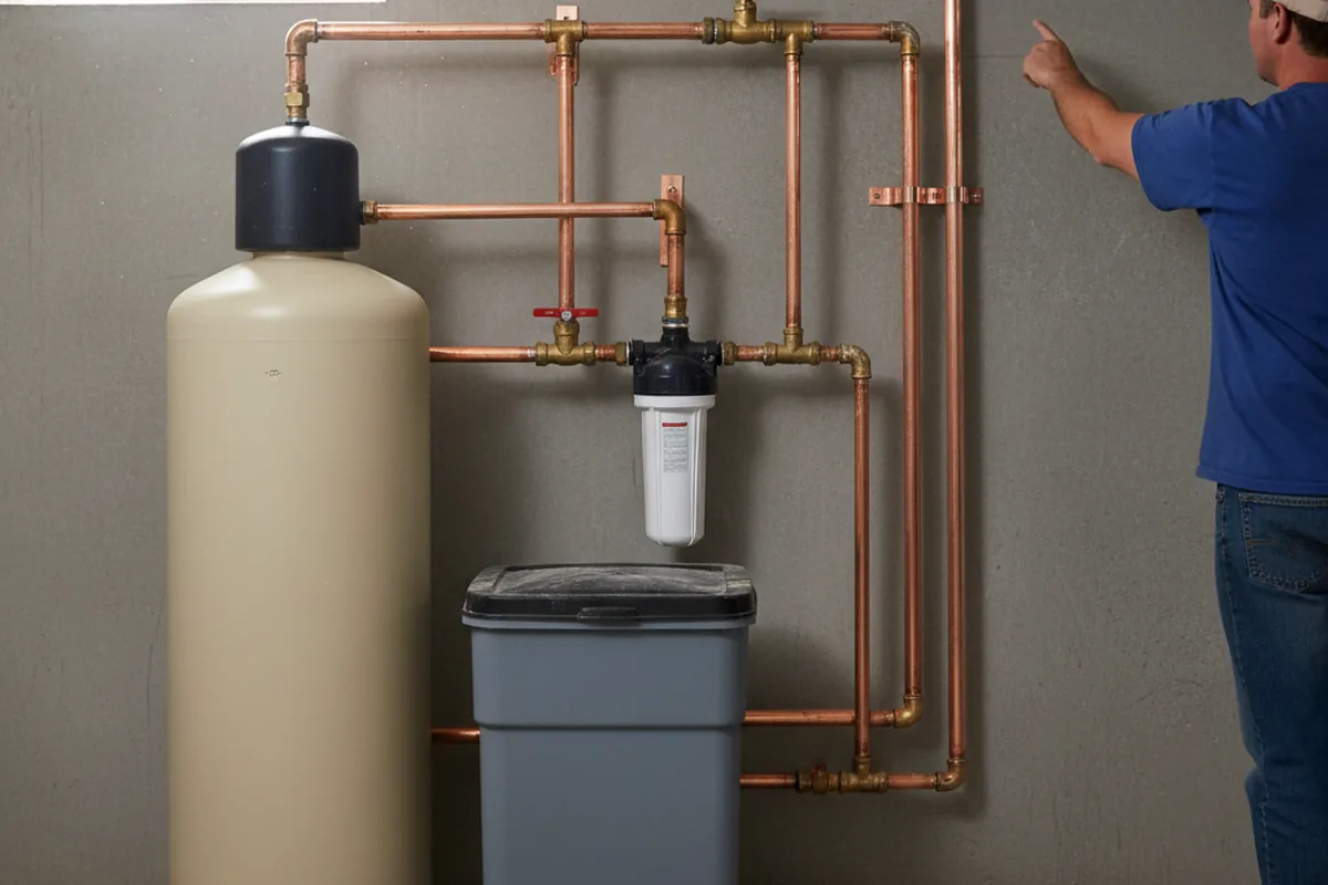 Whole-house water treatment system installed in Anoka